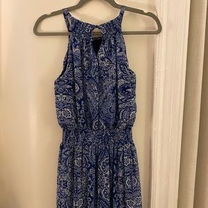 Blue Paisley maxi dress